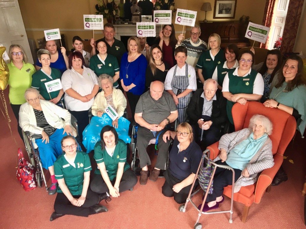 Luxury care home provider celebrates second CQC Outstanding