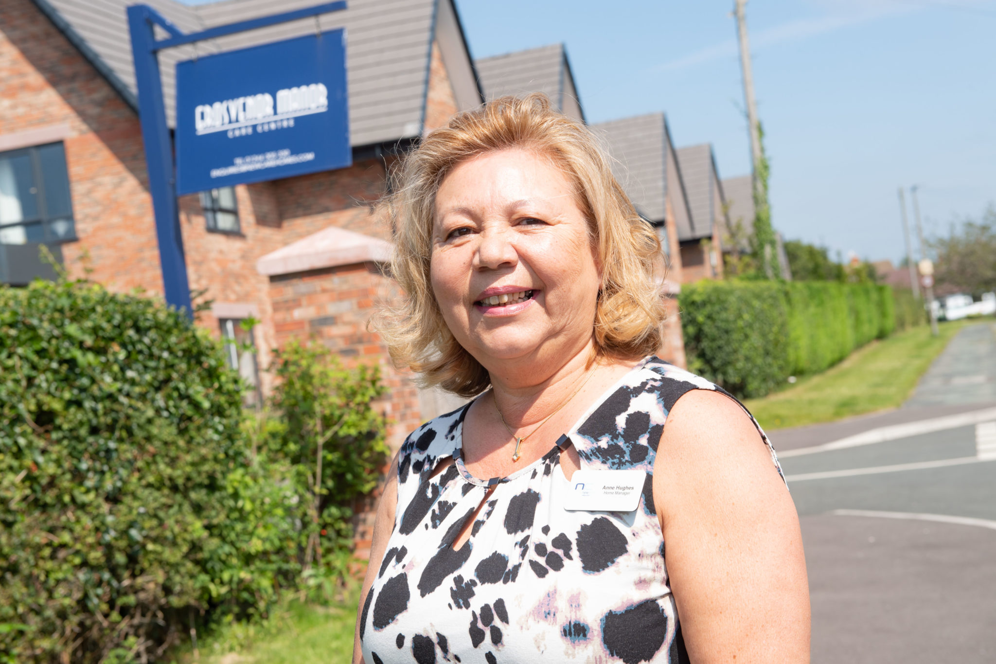 MANAGER OF THE MONTH Anne Hughes, Grosvenor Manor, New Care
