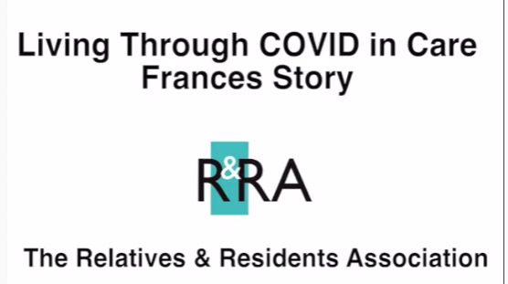 R&RA calls for urgent action to end isolation in care