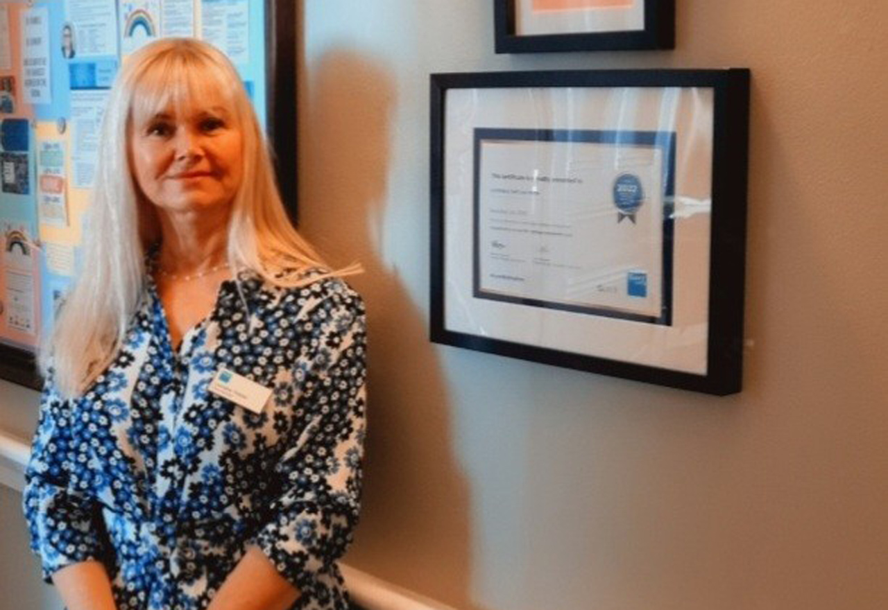 MANAGER OF THE MONTH Cottingley Hall home manager Lorraine Tinkler