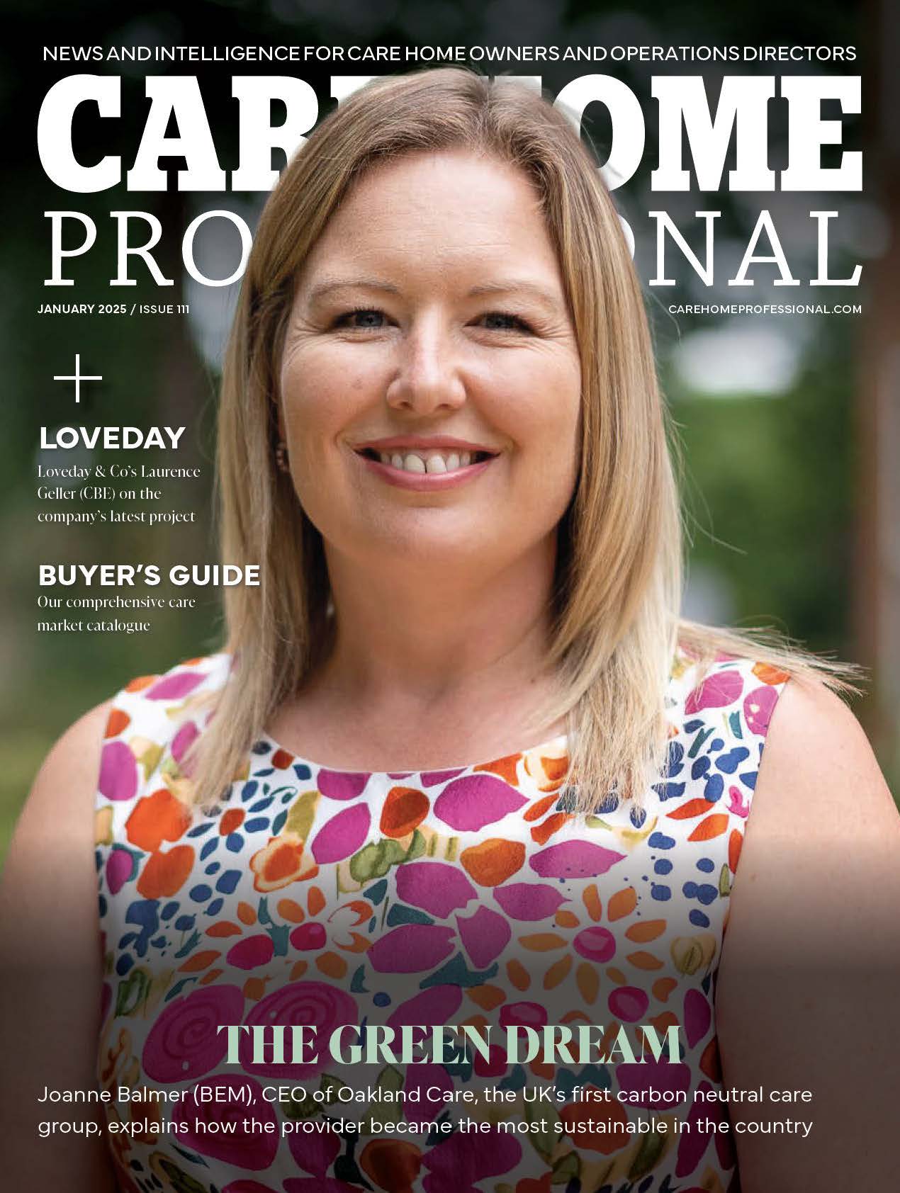 Professional January Care Home Professional β January 2025 - Care Home Professional